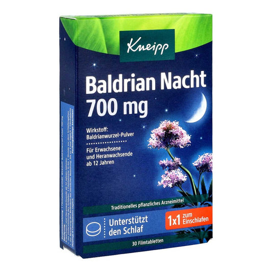 Kneipp Baldrian Nacht 700 Mg Filmtabletten (30 stk)