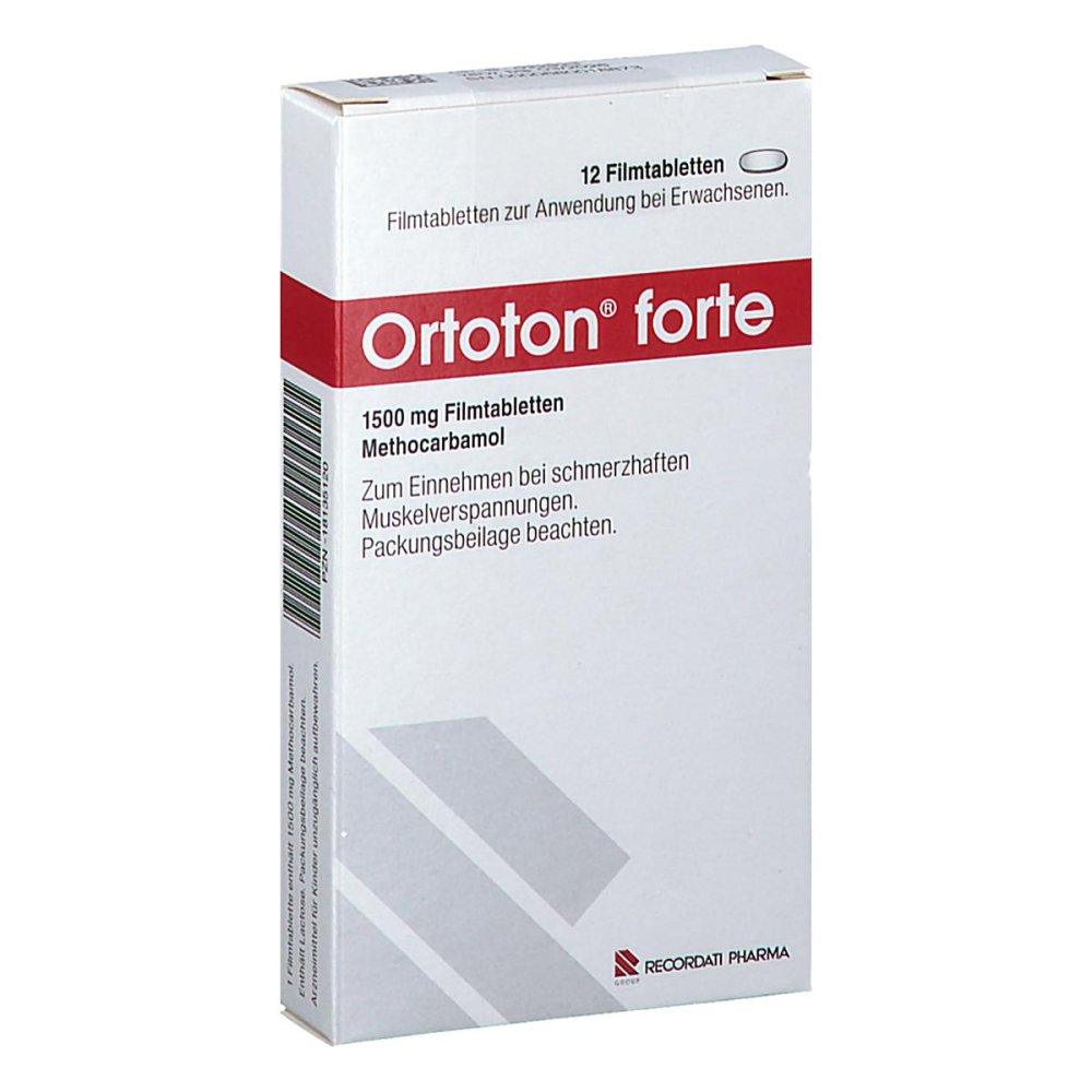Ortoton Forte 1500 Mg Filmtabletten (12 stk)