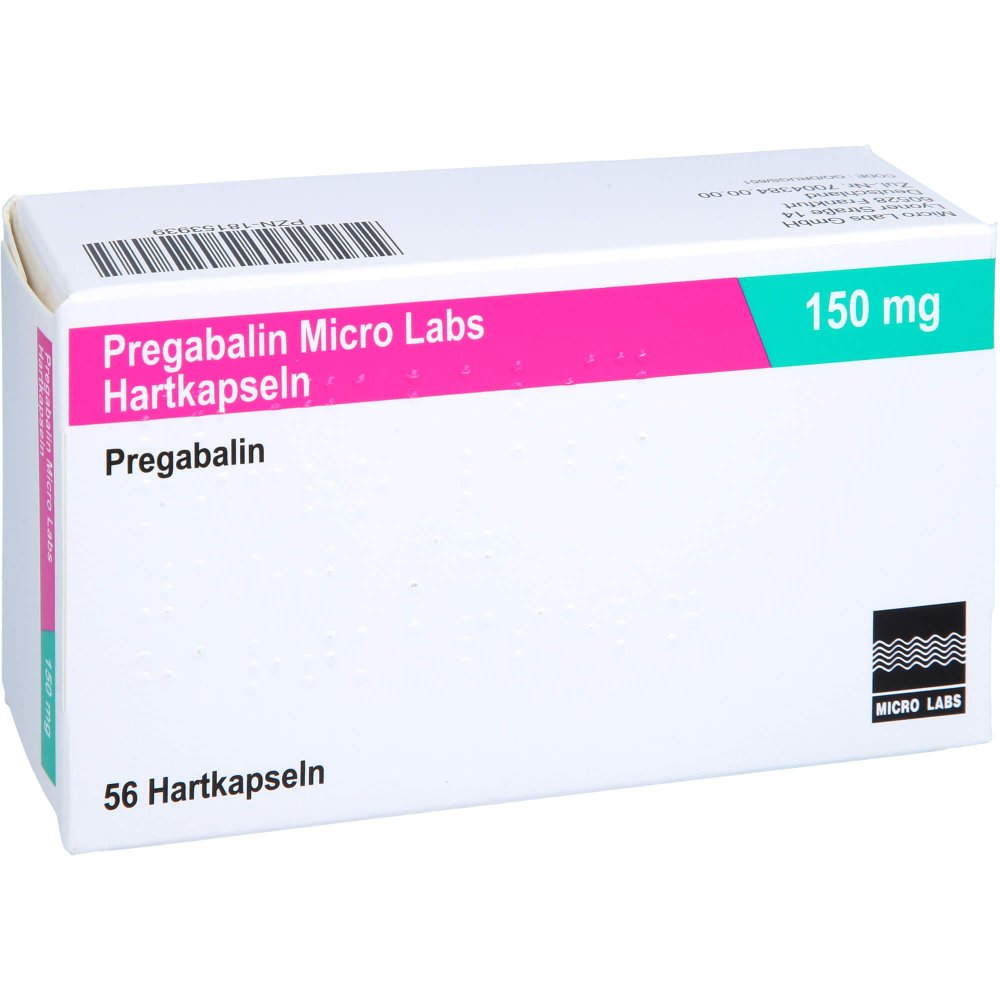 Pregabalin Micro Labs 150 Mg Hartkapseln (56 stk)