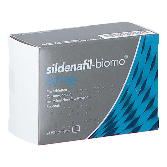 Sildenafil-Biomo 50 Mg Filmtabletten (24 stk)