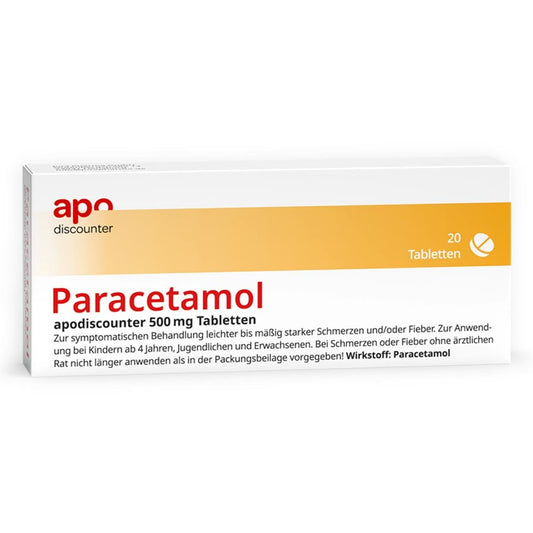 Paracetamol Apodiscounter 500 Mg Tabletten (20 stk)