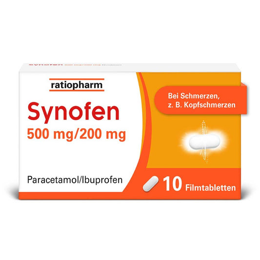 Synofen 500 Mg/200 Mg Filmtabletten (10 stk)