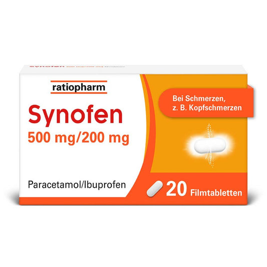 Synofen 500 Mg/200 Mg Filmtabletten (20 stk)