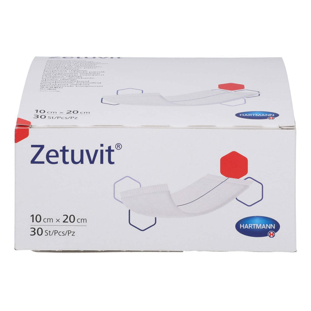 Das Produktfoto zeigt Zetuvit Saugkompressen Unsteril 10x20 Cm (30 stk) PZN 18228643