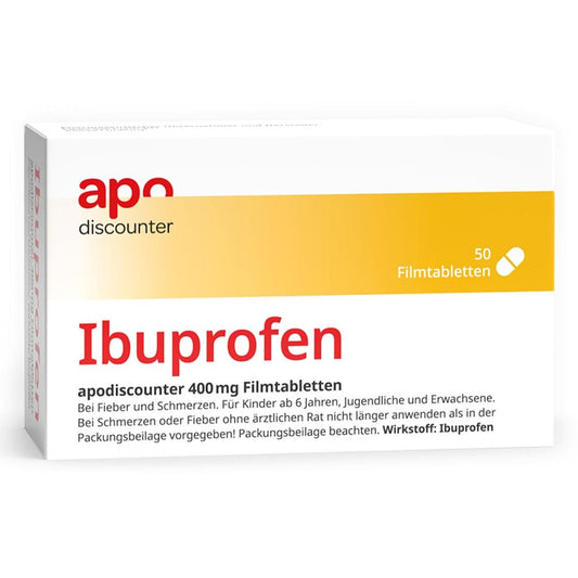 Ibuprofen Apodiscounter 400 Mg Filmtabletten (50 stk)