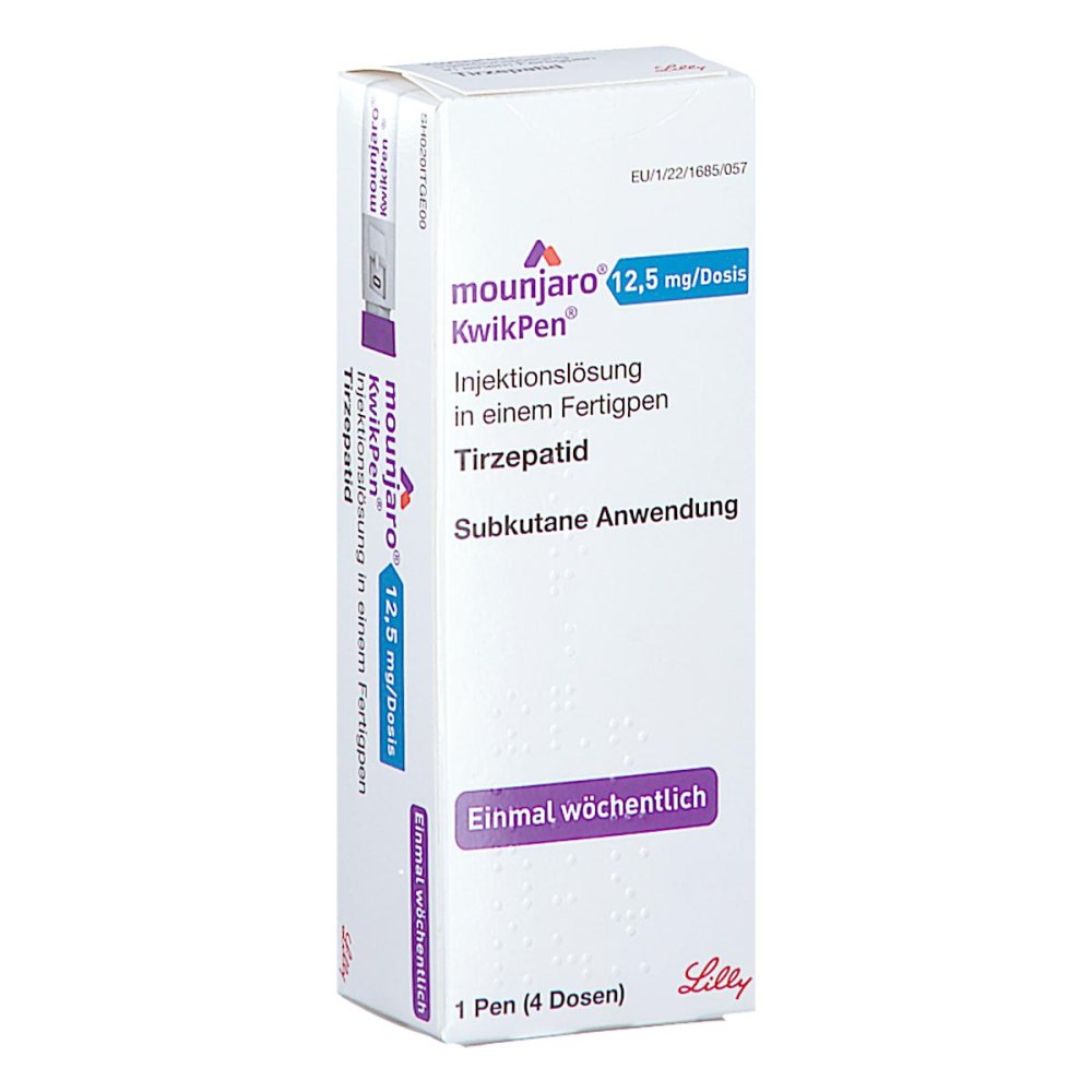 Mounjaro 12,5 Mg/Dosis Kwikpen Inj.-Lsg.Fertigpen (1 stk)