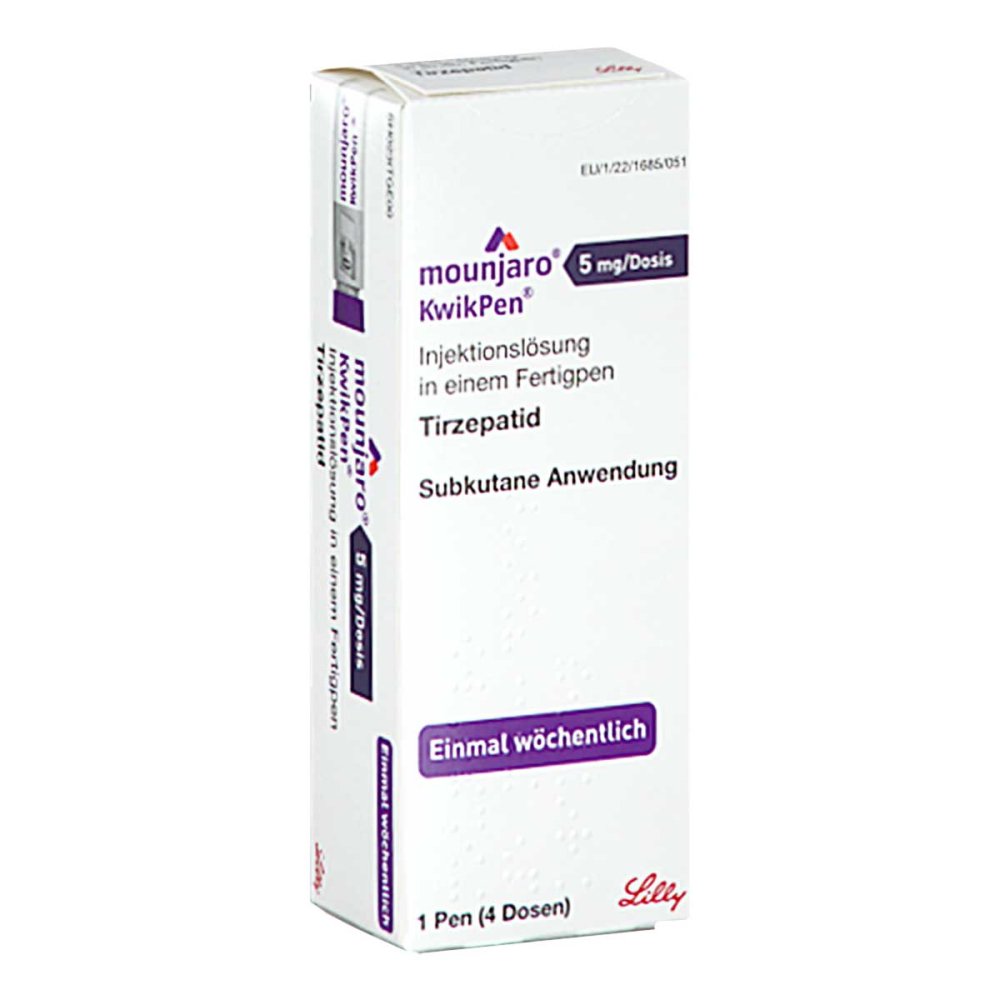 Mounjaro 5 Mg/Dosis Kwikpen Inj.-Lsg.Fertigpen (1 stk)