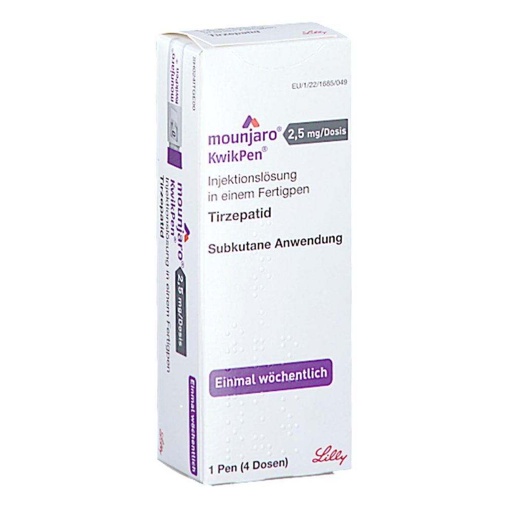Mounjaro 2,5 Mg/Dosis Kwikpen Inj.-Lsg.Fertigpen (1 stk)