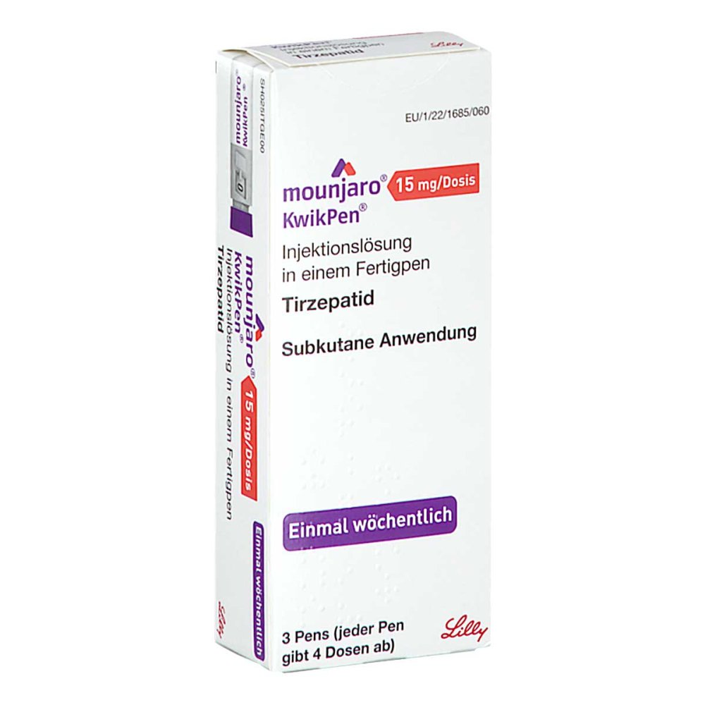 Mounjaro 15 Mg/Dosis Kwikpen Inj.-Lsg.Fertigpen (3 stk)