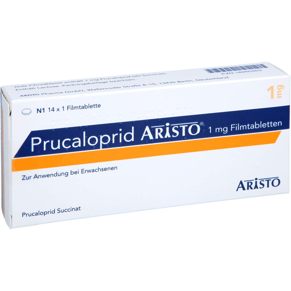 Prucaloprid Aristo 1 Mg Filmtabletten (14 stk)