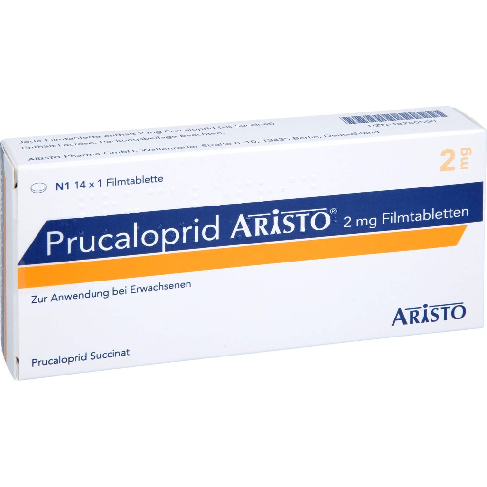 Prucaloprid Aristo 2 Mg Filmtabletten (14 stk)