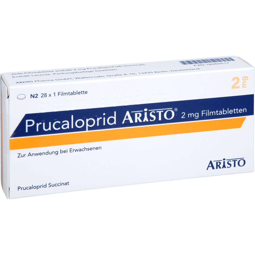 Prucaloprid Aristo 2 Mg Filmtabletten (28 stk)