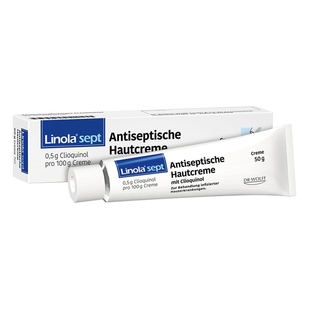 Linola Sept Antiseptische Hautcreme Mit Clioquinol (50 g)