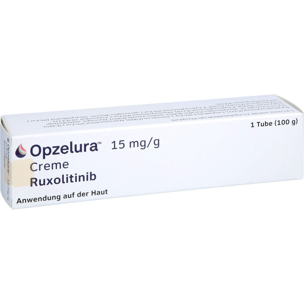 Das Produktfoto zeigt Opzelura 15 Mg/G Creme (100 g) PZN 18313923