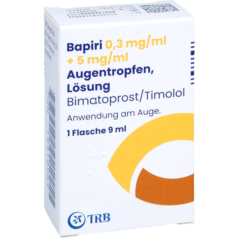 Bapiri 0,3 Mg/Ml + 5 Mg/Ml Augentr.Unkonserviert (1X9 ml)