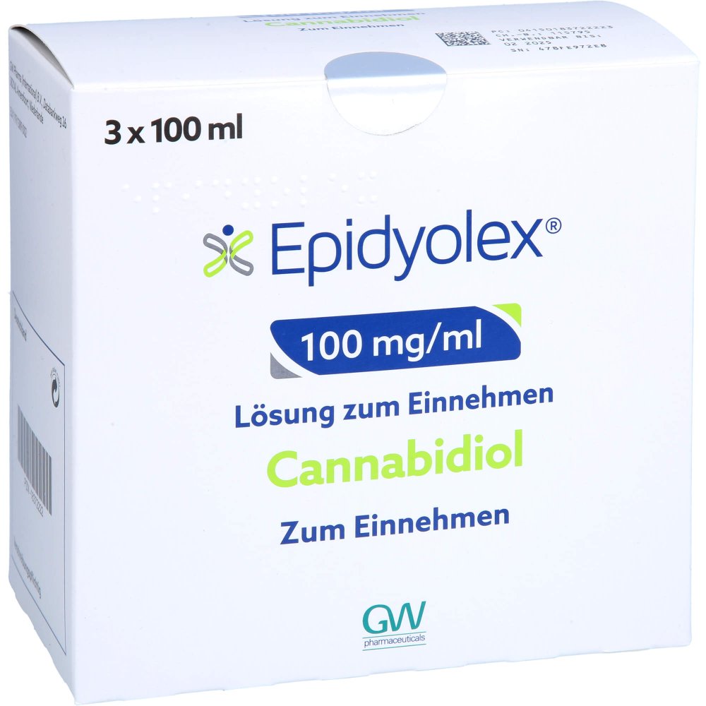 Epidyolex 100 Mg/Ml Lösung Zum Einnehmen (3X100 ml)