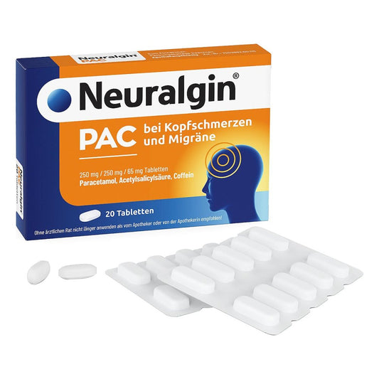 Neuralgin Pac Bei Kopfschmerzen Und Migräne Tabl. (20 stk)