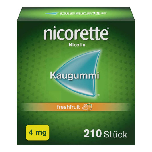 Nicorette Kaugummi 4 Mg Freshfruit (210 stk)