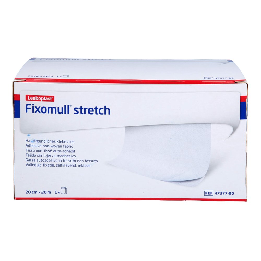 Das Produktfoto zeigt Fixomull Stretch 20 Cmx20 M (1 stk) PZN 18395329