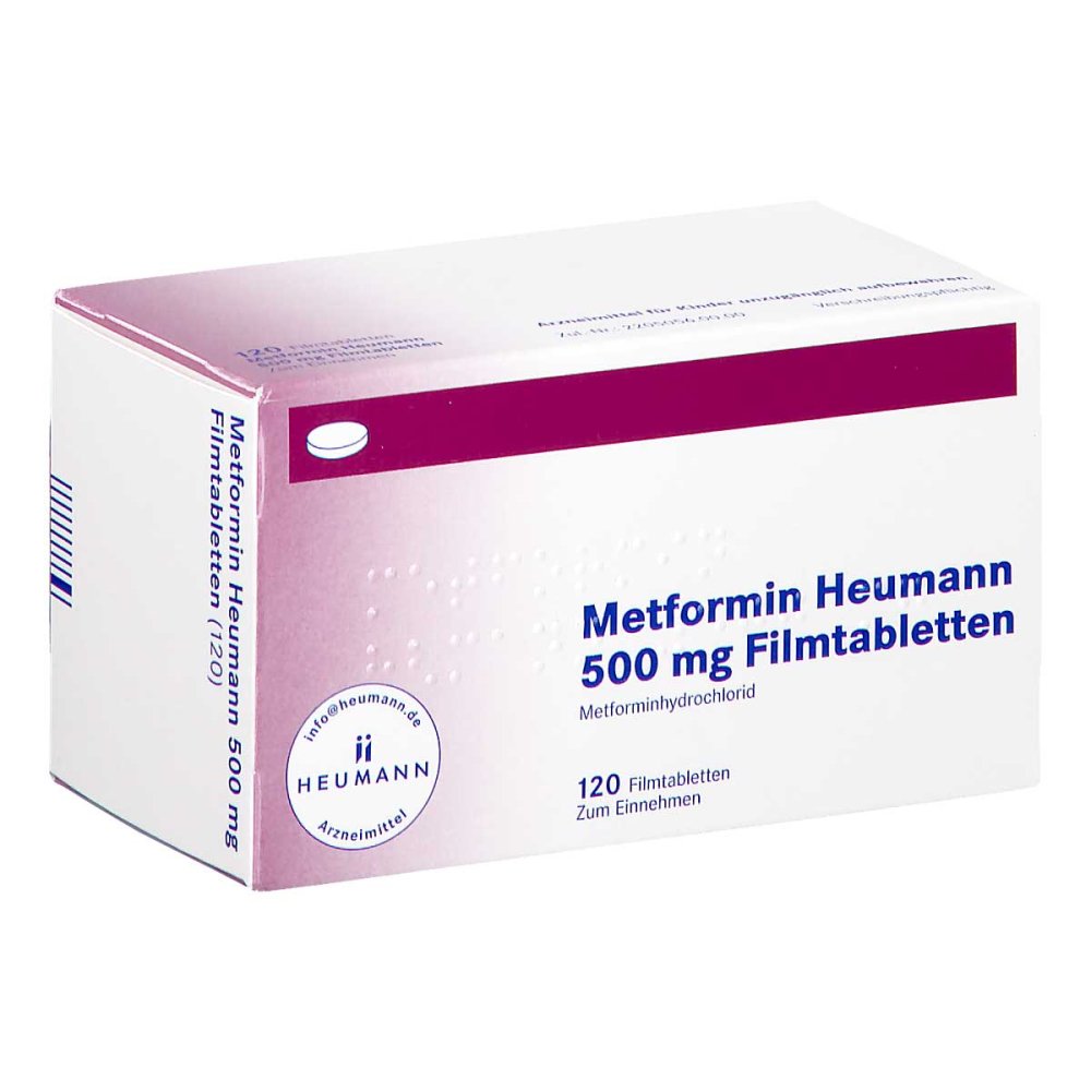 Metformin Heumann 500 Mg Filmtabletten (120 stk)