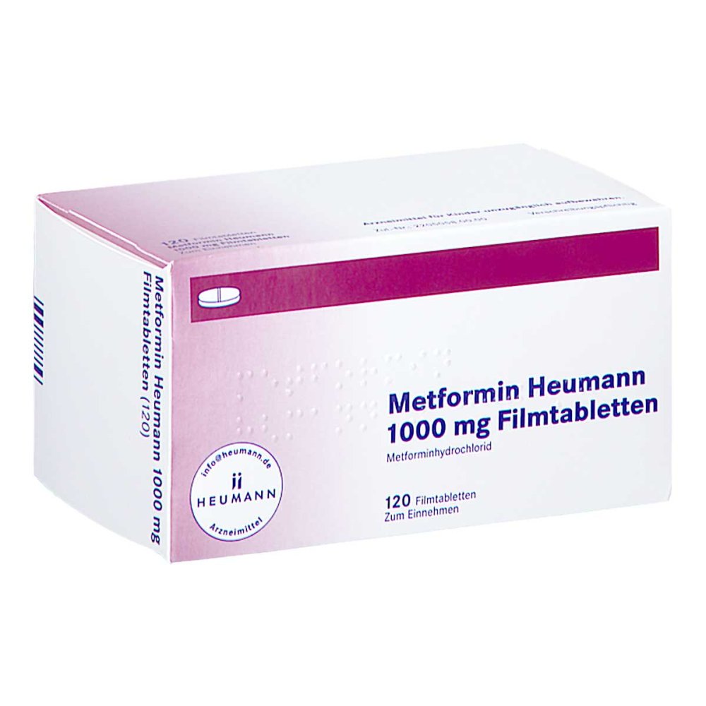Metformin Heumann 1000 Mg Filmtabletten (120 stk)