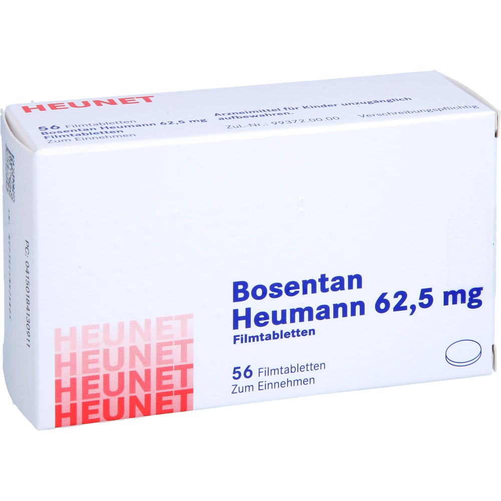 Bosentan Heumann 62,5 Mg Filmtabletten Heunet (56 stk)