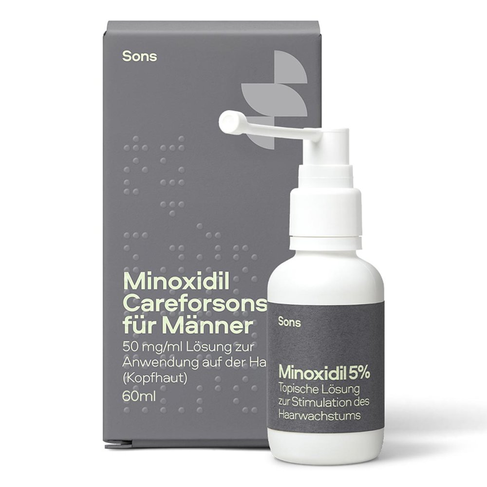 Minoxidil Careforsons Männer 50 Mg/Ml Lsg.Anw.Haut (60 ml)