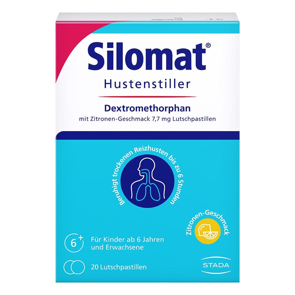 Silomat Hustenstiller Dmp Zitron.-Geschm.7,7mg Lup (20 stk)