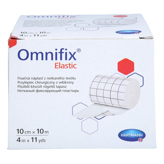 Das Produktfoto zeigt Omnifix Elastic 10 Cmx10 M Rolle (1 stk) PZN 18676442