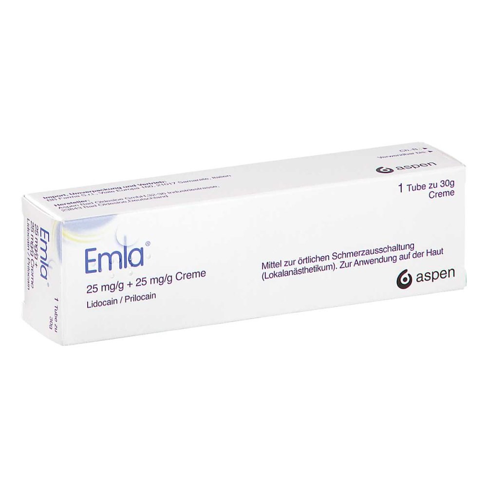 Emla 25 Mg/G + 25 Mg/G Creme (30 g)