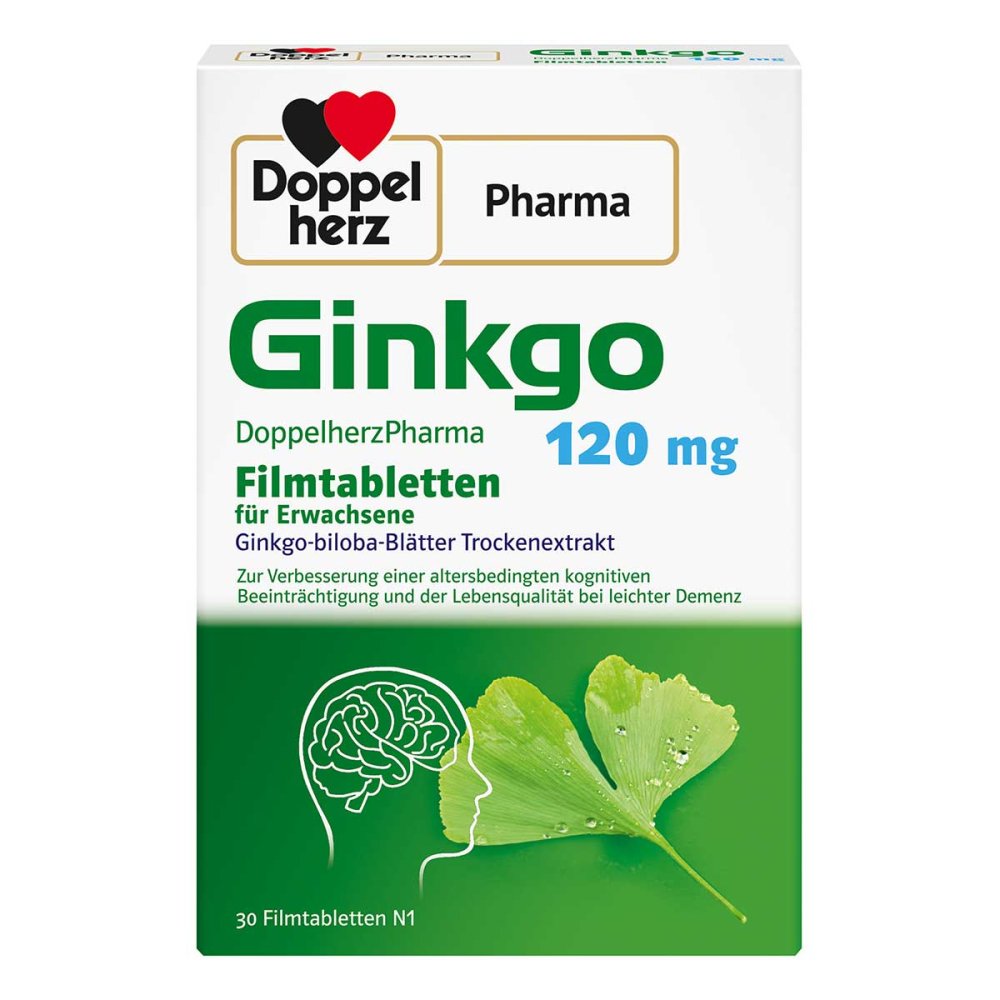 Ginkgo Doppelherzpharma 120 Mg Filmtabletten (30 stk)