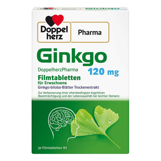 Ginkgo Doppelherzpharma 120 Mg Filmtabletten (30 stk)