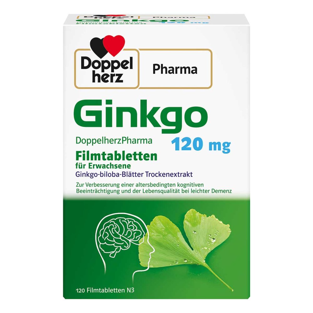 Ginkgo Doppelherzpharma 120 Mg Filmtabletten (120 stk)