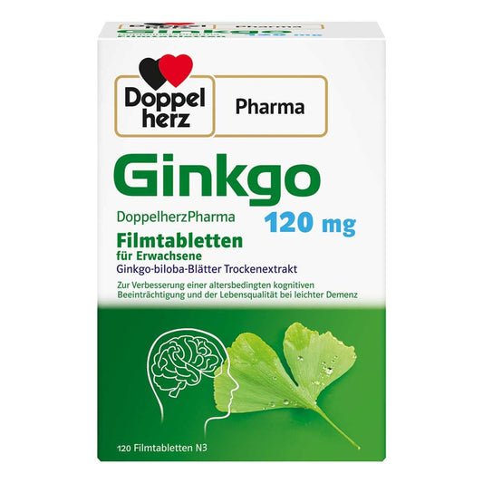 Ginkgo Doppelherzpharma 120 Mg Filmtabletten (120 stk)