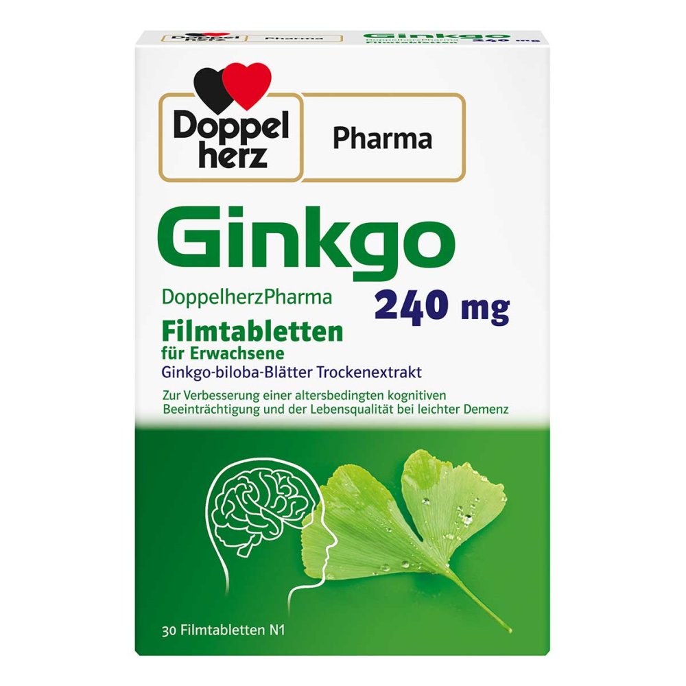 Ginkgo Doppelherzpharma 240 Mg Filmtabletten (30 stk)