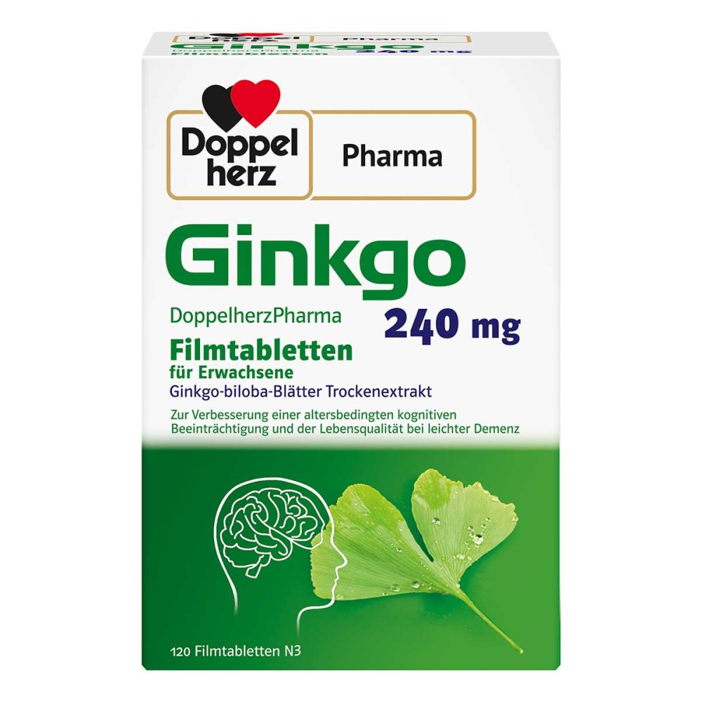 Ginkgo Doppelherzpharma 240 Mg Filmtabletten (120 stk)