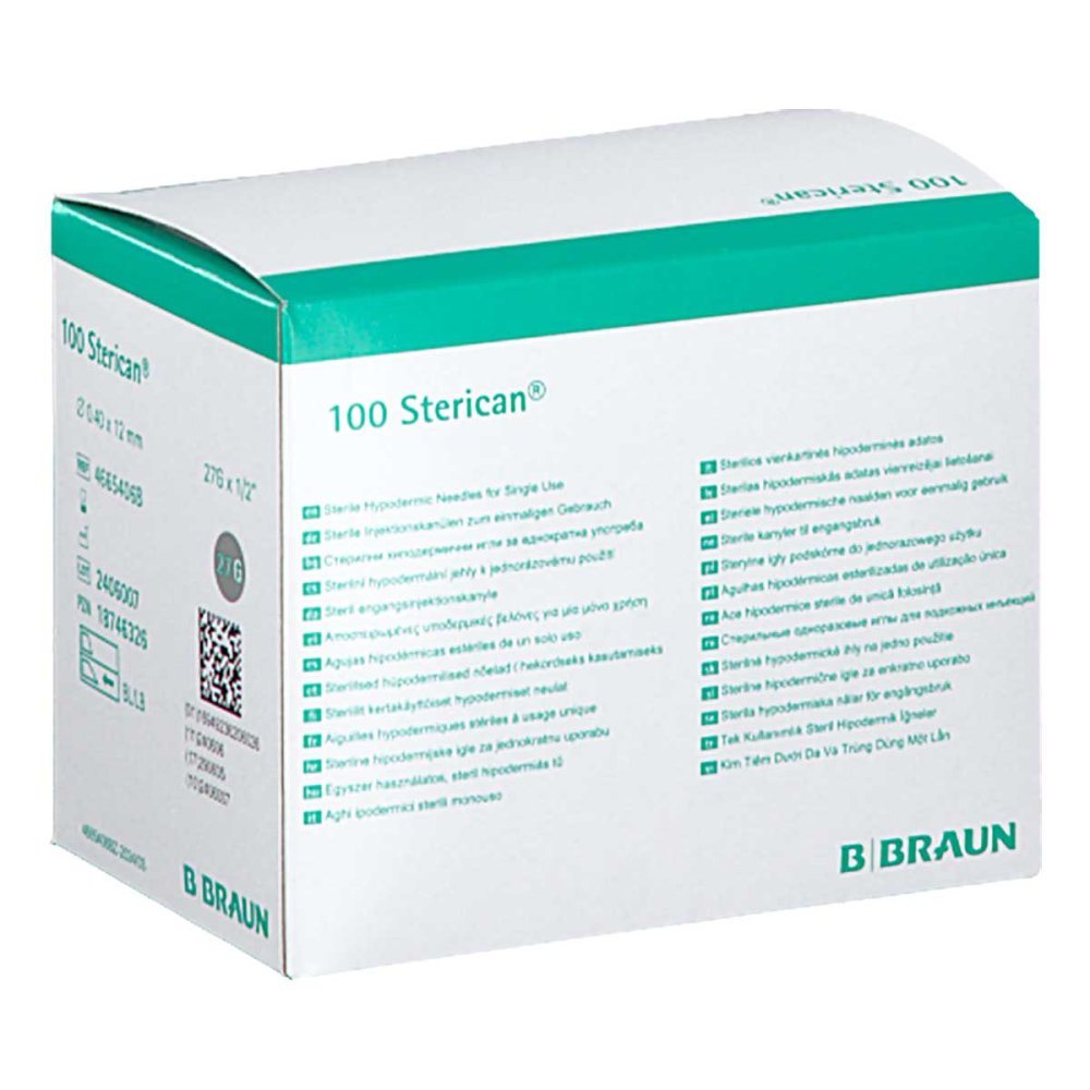 Sterican Einmalkanüle 27 G 12 Mm (100 stk)
