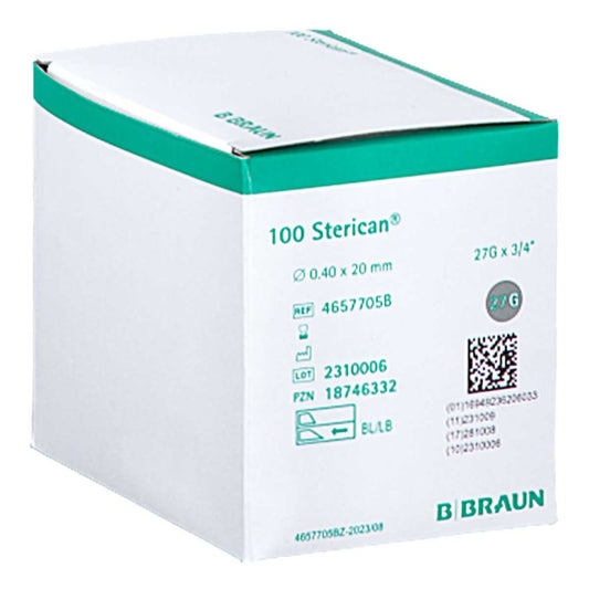 Sterican Einmalkanüle 27 G 20 Mm (100 stk)