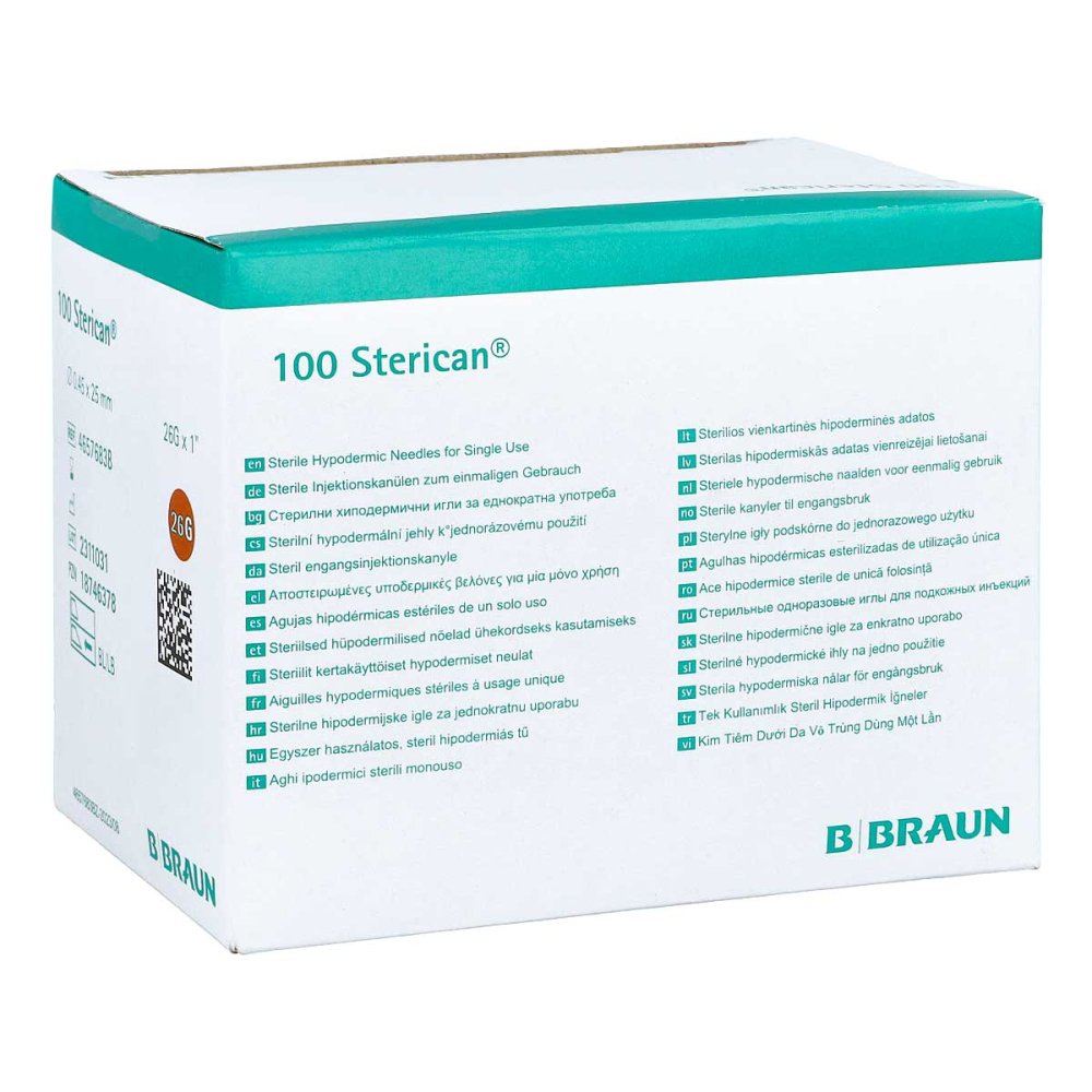 Sterican Einmalkanüle 26 G 25 Mm (100 stk)