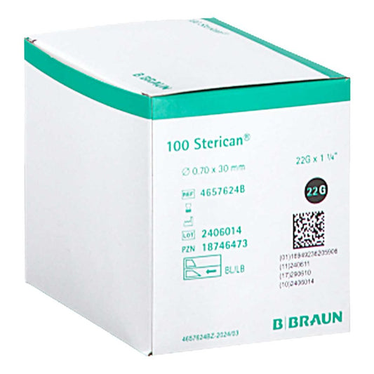 Sterican Einmalkanüle 22 G 30 Mm (100 stk)