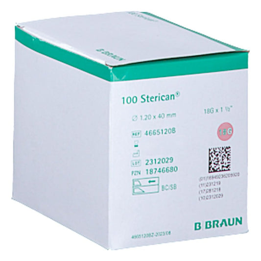 Sterican Einmalkanüle 18 G 40 Mm Kurzschliff (100 stk)