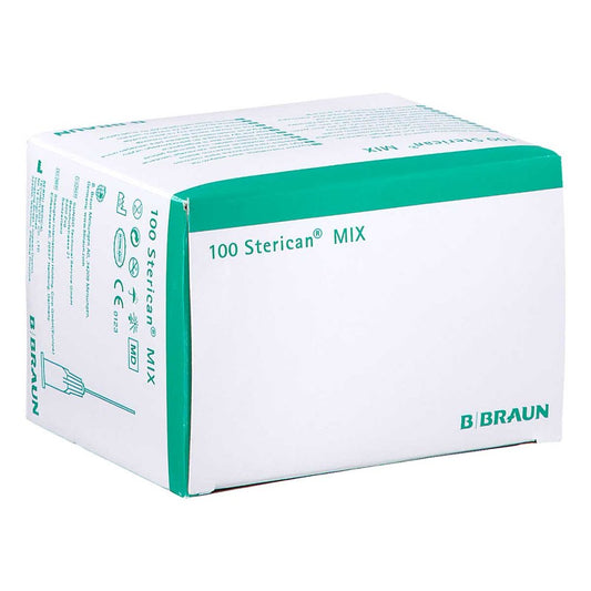 Das Produktfoto zeigt Sterican Mix Einmalkan.18 G 40 Mm Stumpf (100 stk) PZN 18746734
