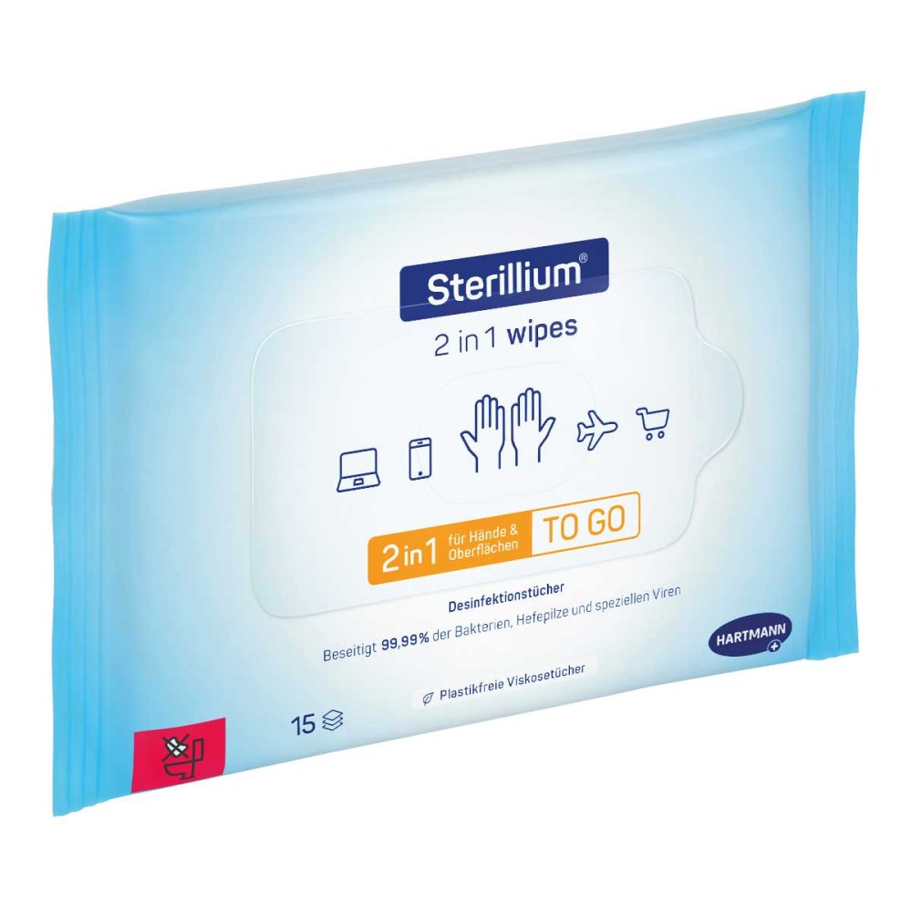 Sterillium 2in1 Wipes Hand- U.Flächendesinfektion (15 stk)