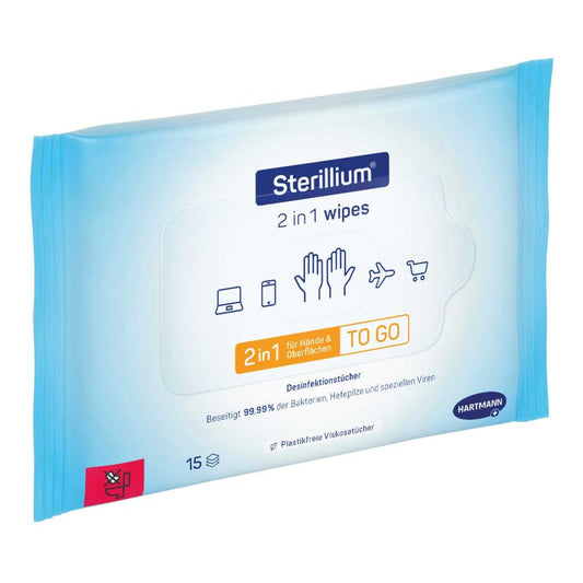Sterillium 2in1 Wipes Hand- U.Flächendesinfektion (15 stk)
