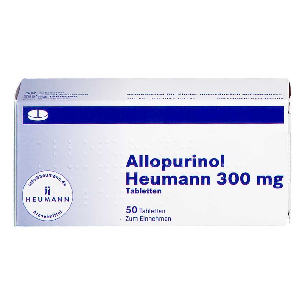 Allopurinol Heumann 300 Mg Tabletten (50 stk)