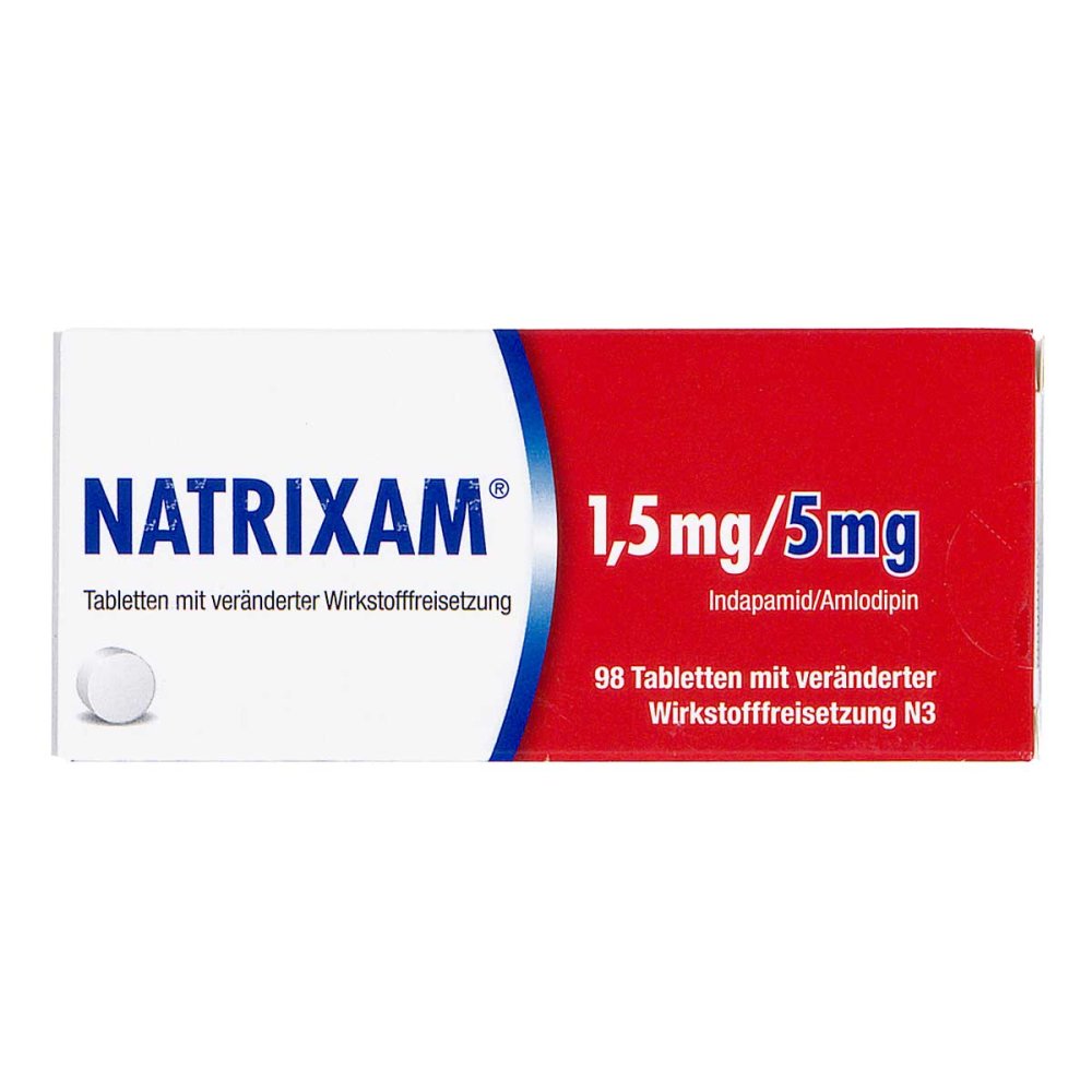 Natrixam 1,5 Mg/5 Mg Tab.M.Veränd.Wirkst.-Frs. (98 stk)