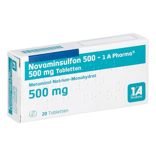 Novaminsulfon 500-1a Pharma Tabletten (20 stk)