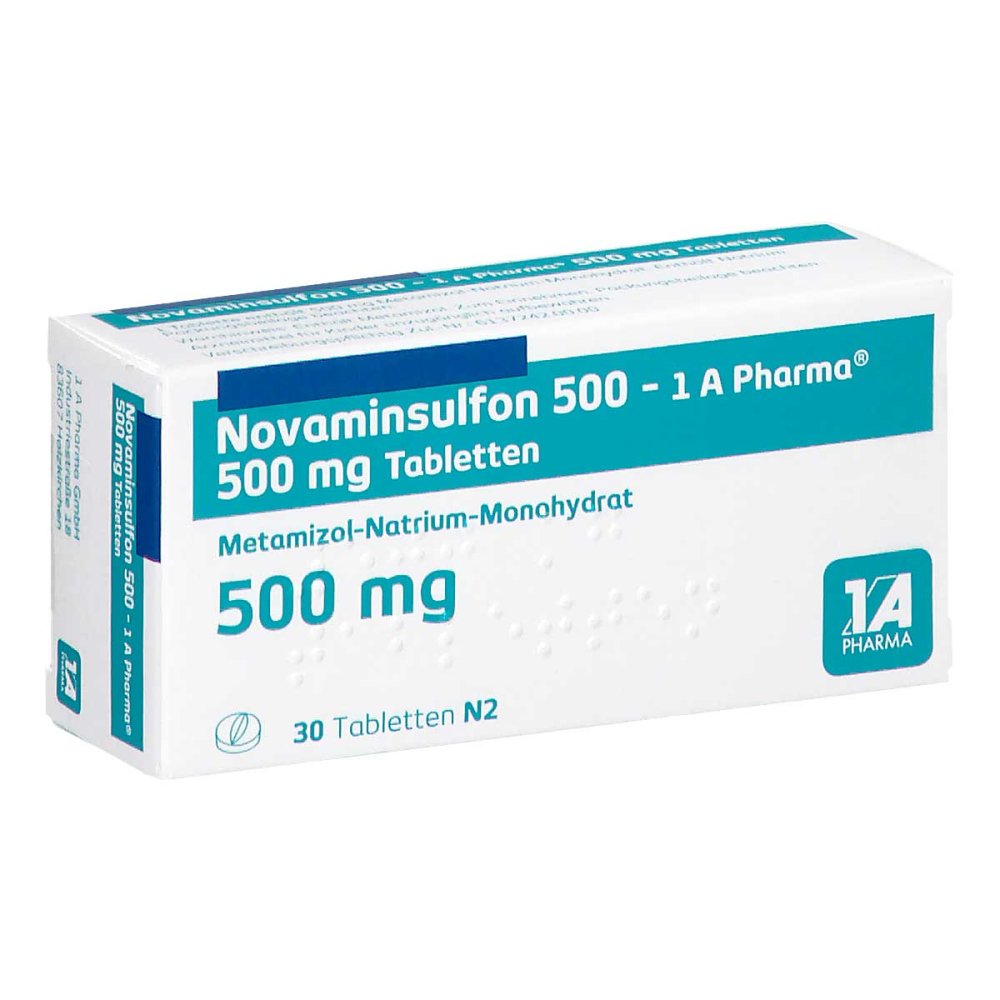 Novaminsulfon 500-1a Pharma Tabletten (30 stk)