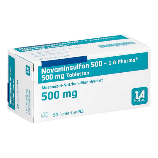 Novaminsulfon 500-1a Pharma Tabletten (50 stk)