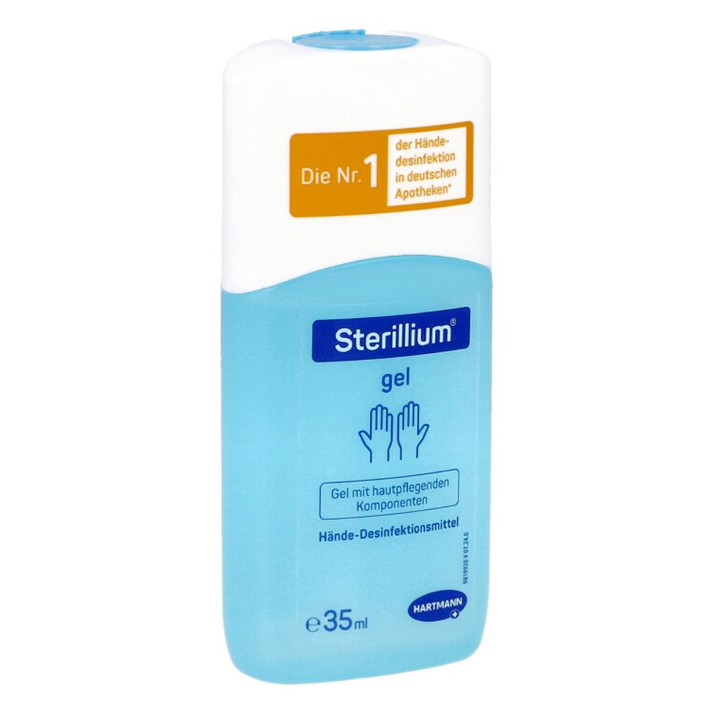 Das Produktfoto zeigt Sterillium Händedesinfektion Gel (35 ml) PZN 19383021